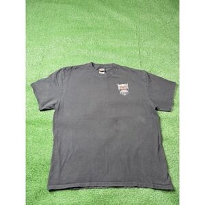 Harley Davidson Shirt Men's Large Black Monterey Sea Otter Motorcycle Biker Tee